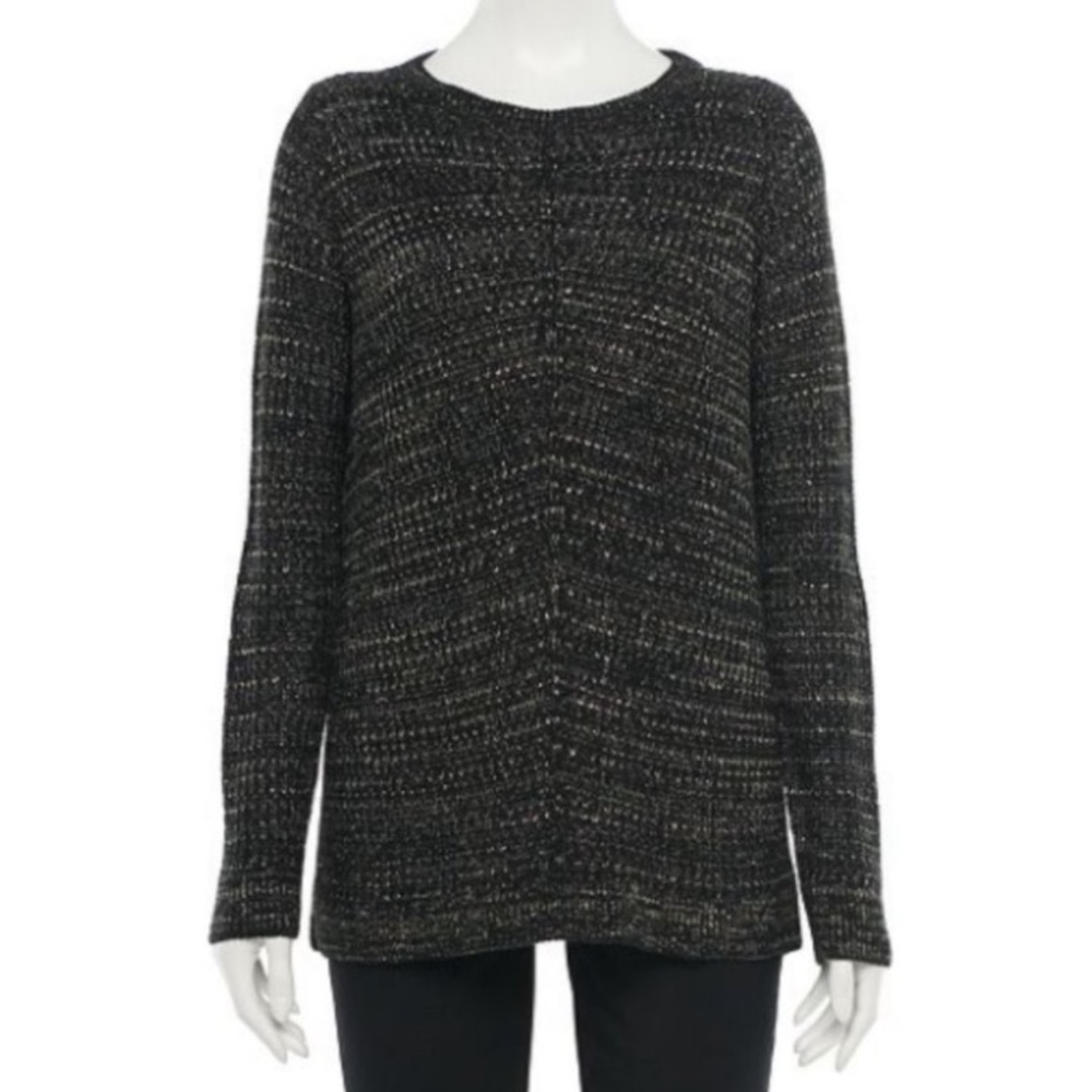 Apt. 9 Mitered-Front Pullover Sweater